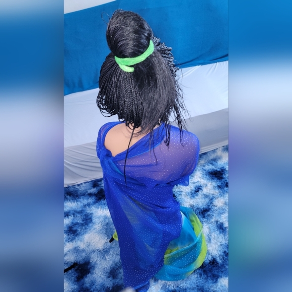 🔥 100% Handmade Full Lace Micro Braided Wig | 34” | Heat Safe | Lasts 2–5 Yrs | - Picture 13 of 17